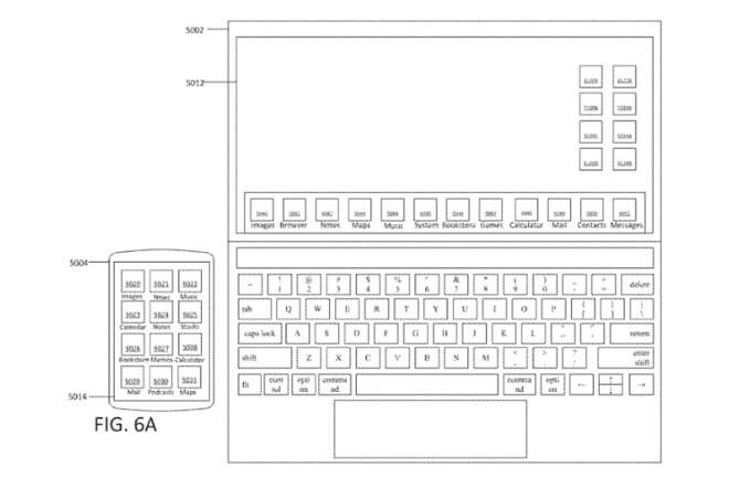 Apple упомянула MacBook с сенсорным дисплеем в новом патенте